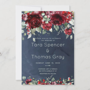 Arbor of Rozen Wedding Invitation Suite Kaart
