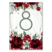 Arbor van Rozen Trouwtafel nummer Kaart (Achterkant)