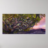 Arboreal Deinonychus Poster (Voorkant)