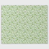‎ Arboretum 230715 - Avocado Green on White Cadeaupapier (Vlak)