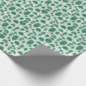 Arboretum 230715 - Forest Green on White Cadeaupapier (Hoek)