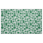 Arboretum 230715 - Forest Green on White Stof (Fat Quarter)