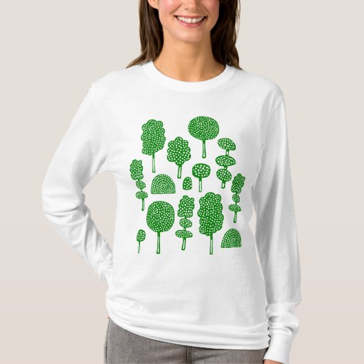 Arboretum 230715 - groen t-shirt (Voorkant)