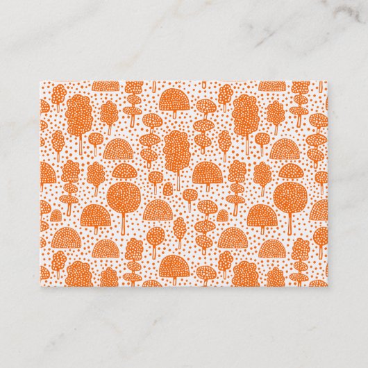 ‎ Arboretum 230715 - Sinaasappel op wit Visitekaartje (Voorkant)