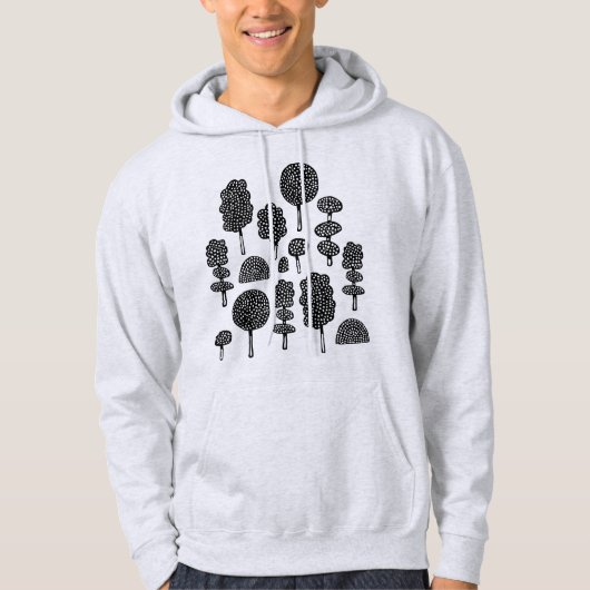Arboretum 230715 - zwart hoodie (Voorkant)