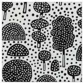 Arboretum 230715 - Zwart op wit Stof (Close Up)