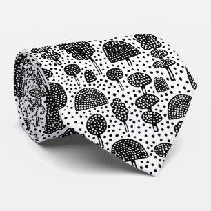 Arboretum 230715 - Zwart op wit Stropdas