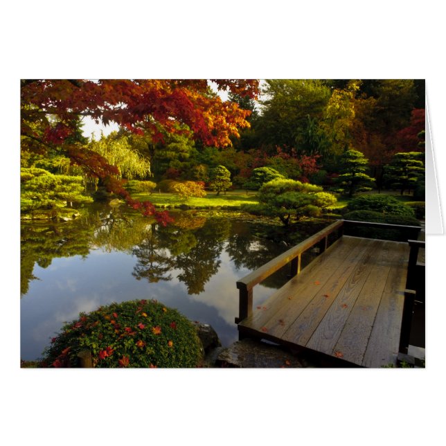 Arboretum, Japanse Tuin, Seattle, Washington, (Voorkant Horizontaal)