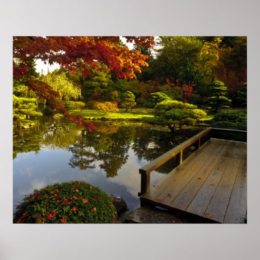Arboretum, Japanse tuin, Seattle, Washington Poster (Voorkant)