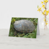 “Arboretum Painted Turtle” Verjaardagskaart Kaart (Gele Bloem)