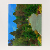 Arboretum Philadelphia. Kerstgroeten Legpuzzel (Verticaal)