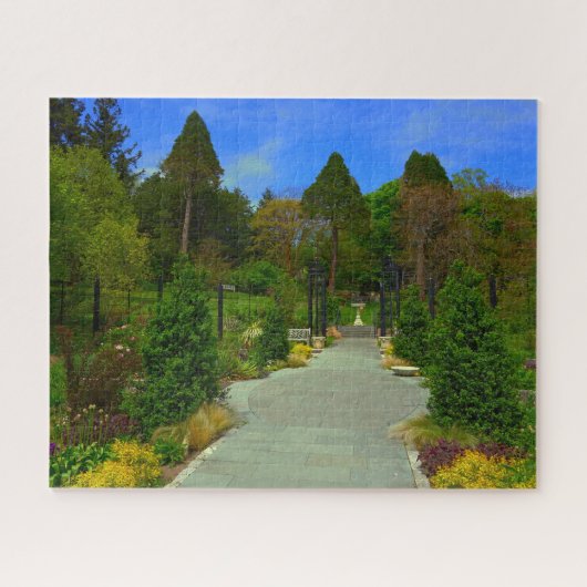Arboretum Philadelphia. Kerstgroeten Legpuzzel (Horizontaal)