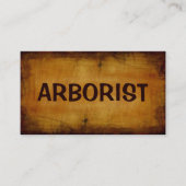 Arborist Antiek Visitekaartje (Voorkant)