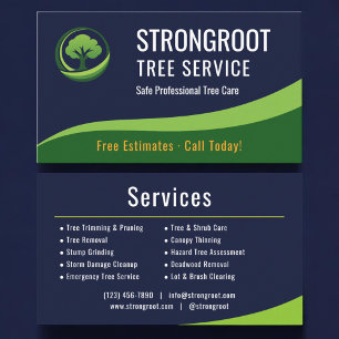Arborist Boomverzorgingsdienst Professioneel Visitekaartje