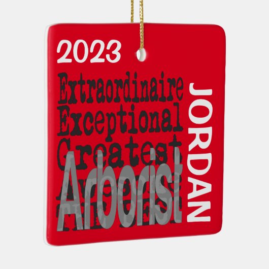 Arborist Buitengewoon DOUANE Keramisch Ornament (Rechts)