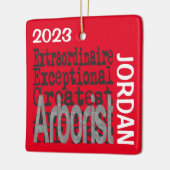 Arborist Buitengewoon DOUANE Keramisch Ornament (Links)