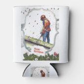 Arborist chainsaw tree surgeon Gift Christmas Blikjeskoeler (Voorkant)