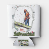 Arborist chainsaw tree surgeon Gift Christmas Blikjeskoeler (Achterkant)