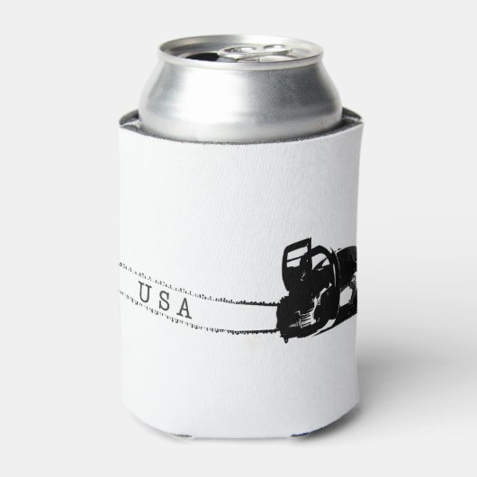 Arborist chainsaw tree surgeon Gift Present Blikjeskoeler (Blikje Voorkant)