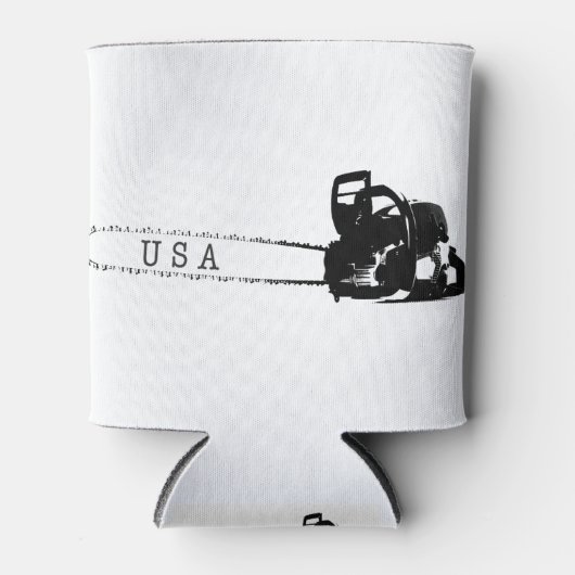 Arborist chainsaw tree surgeon Gift Present Blikjeskoeler (Voorkant)