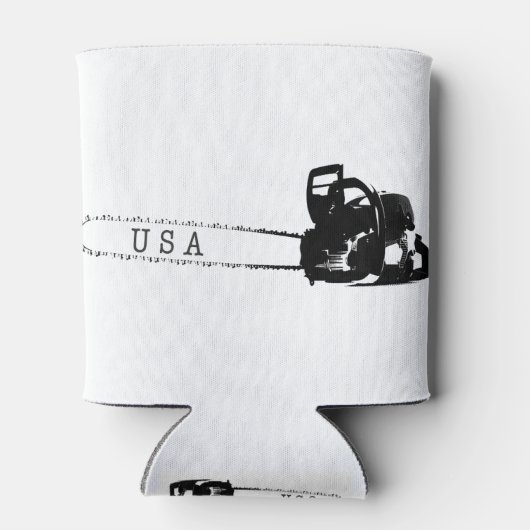 Arborist chainsaw tree surgeon Gift Present Blikjeskoeler (Achterkant)