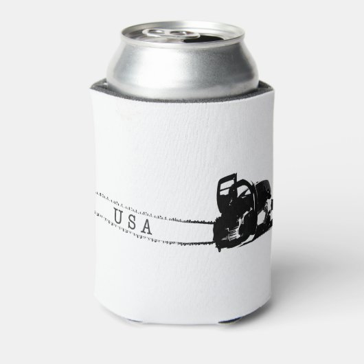 Arborist chainsaw tree surgeon Gift Present Blikjeskoeler (Blikje Achterkant)