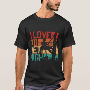 Arborist die ik graag een klimmer met een hoge boo t-shirt
