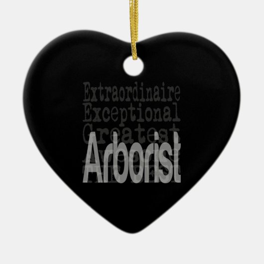 Arborist Extraordinaire Keramisch Ornament (Voorkant)