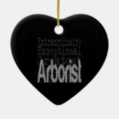 Arborist Extraordinaire Keramisch Ornament (Achterkant)