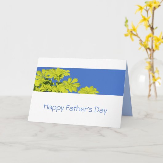 Arborist Green verliest vaderdag Kaart (Gele Bloem)