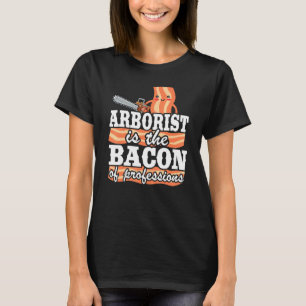 Arborist is de bacterie van professionele schrijve t-shirt