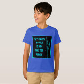 Arborist Kinder grappige slogan T-shirt (Voorkant volledig)