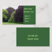 Arborist/Landschap van bomen Visitekaartje (Voorkant / Achterkant)