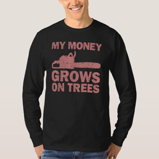 Arborist Logger Mannen Cool Tree Cliber Lumberjack T-shirt (Voorkant)