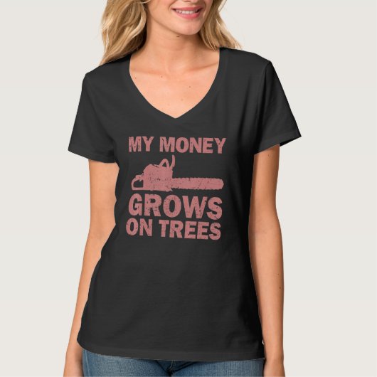 Arborist Logger Mannen Cool Tree Cliber Lumberjack T-shirt (Voorkant)