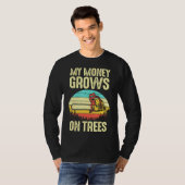 Arborist Logger Mannen Cool Tree Cliber Lumberjack T-shirt (Voorkant volledig)