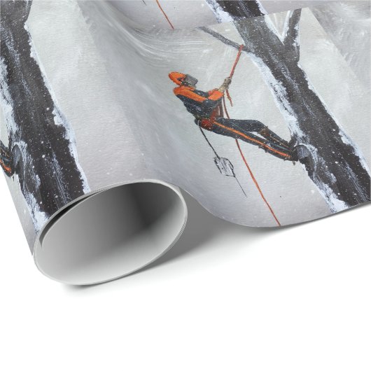 Arborist Long Haul Husqvarna Cadeaupapier (Rol Hoek)