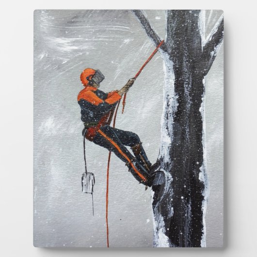 Arborist Long Haul Husqvarna Fotoplaat (Voorkant)