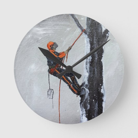 Arborist Long Haul Husqvarna Ronde Klok (Voorkant)