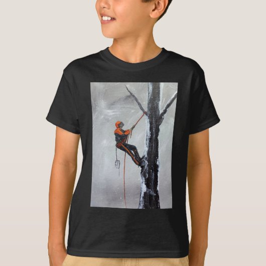 Arborist Long Haul Husqvarna T-shirt (Voorkant)