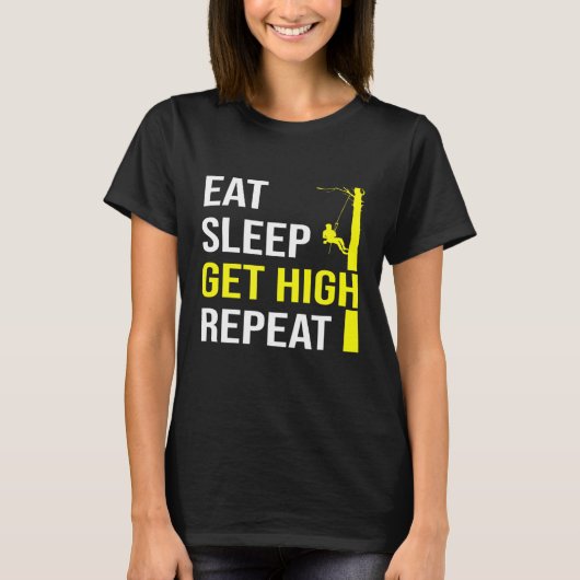Arborist Lumberjack Tree Cutter T-shirt (Voorkant)