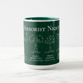 Arborist Nachtelijke Hemel Groene 450ml Mok (Midden)
