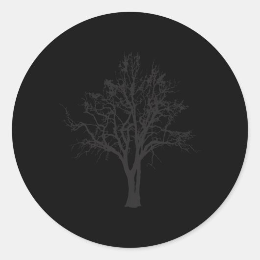 Arborist Natuur Tree Huggers Eikenboom Ronde Sticker (Voorkant)