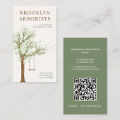 Arborist QR Code Visitekaartje (Voorkant / Achterkant)