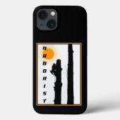 Arborist: Stijgende zonnesilhouetboomklimmer Case-Mate iPhone Case (Achterkant)