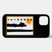 Arborist: Stijgende zonnesilhouetboomklimmer Case-Mate iPhone Case (Achterkant (horizontaal))