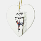 Arborist Tree chirurg Chainzaag lumberjack klimmer Keramisch Ornament (Links)