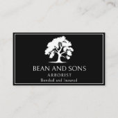 Arborist Tree Removal Trimming Landscaping Service Visitekaartje (Voorkant)