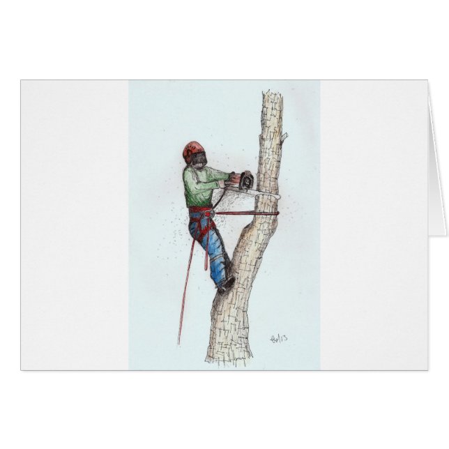 Arborist Tree Surgeon (Voorkant Horizontaal)