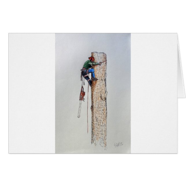 Arborist Tree Surgeon (Voorkant Horizontaal)